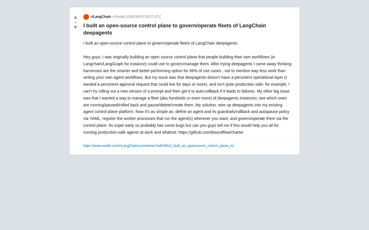 Charter Open-Source Control Plane: A Production-Grade Solution for Governing LangChain Agents at Scale