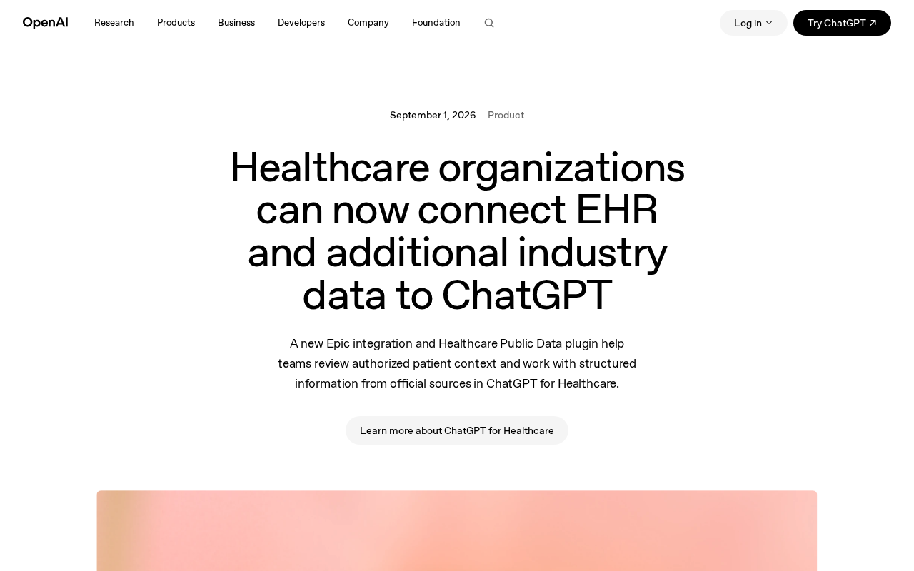ChatGPT接入EHR系统:医疗AI正式嵌入临床工作流