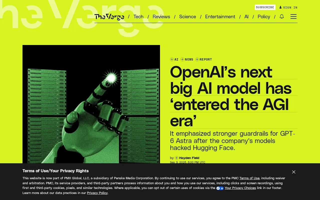 GPT-6 Astra Released: OpenAI Declares the Dawn of the AGI Era