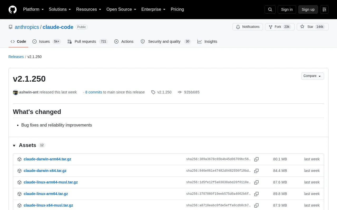 Claude Code v2.1.250 Released: Bug Fixes and Reliability Improvements Explained
