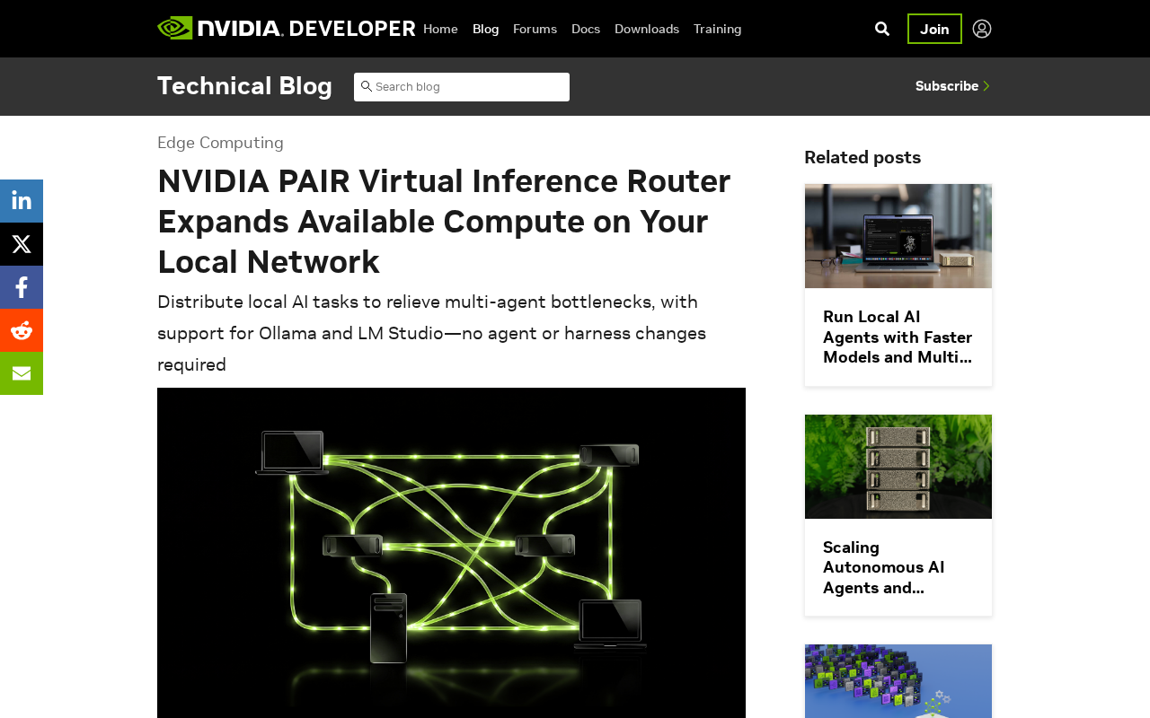 NVIDIA PAIR Virtual Inference Router