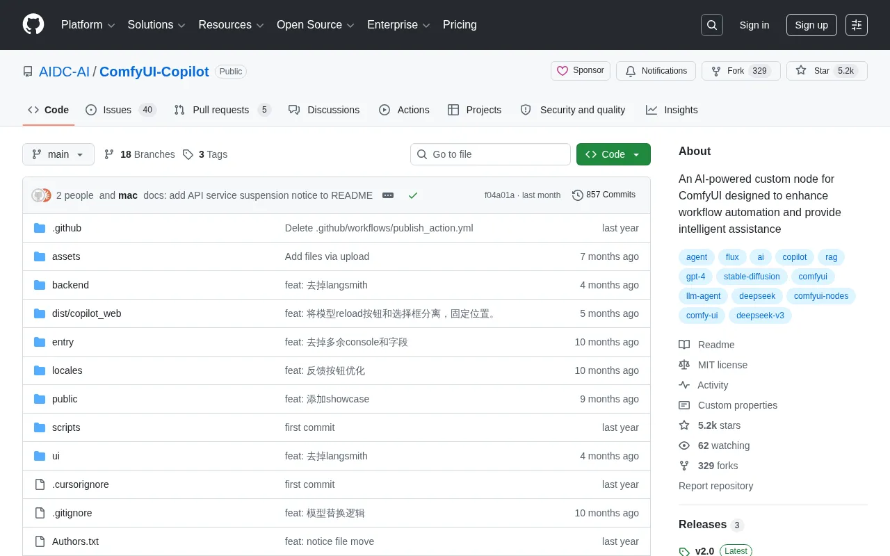 ComfyUI-Copilot: An AI Assistant for Building Stable Diffusion Workflows with Natural Language