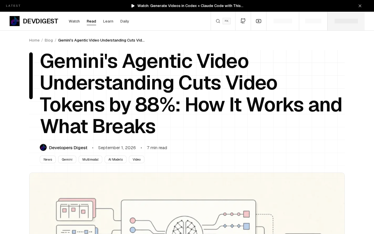 Gemini智能体视频理解技术架构示意