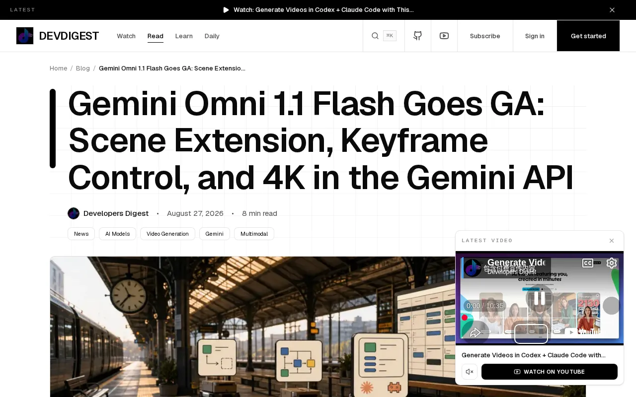 Gemini Omni 1.1 Flash Launches: 4K Upscaling and Keyframe Control Explained