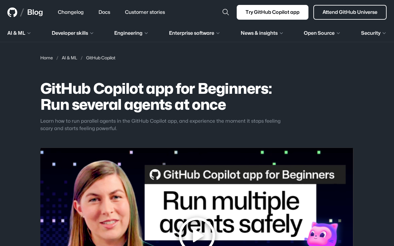GitHub Copilot 并行智能体