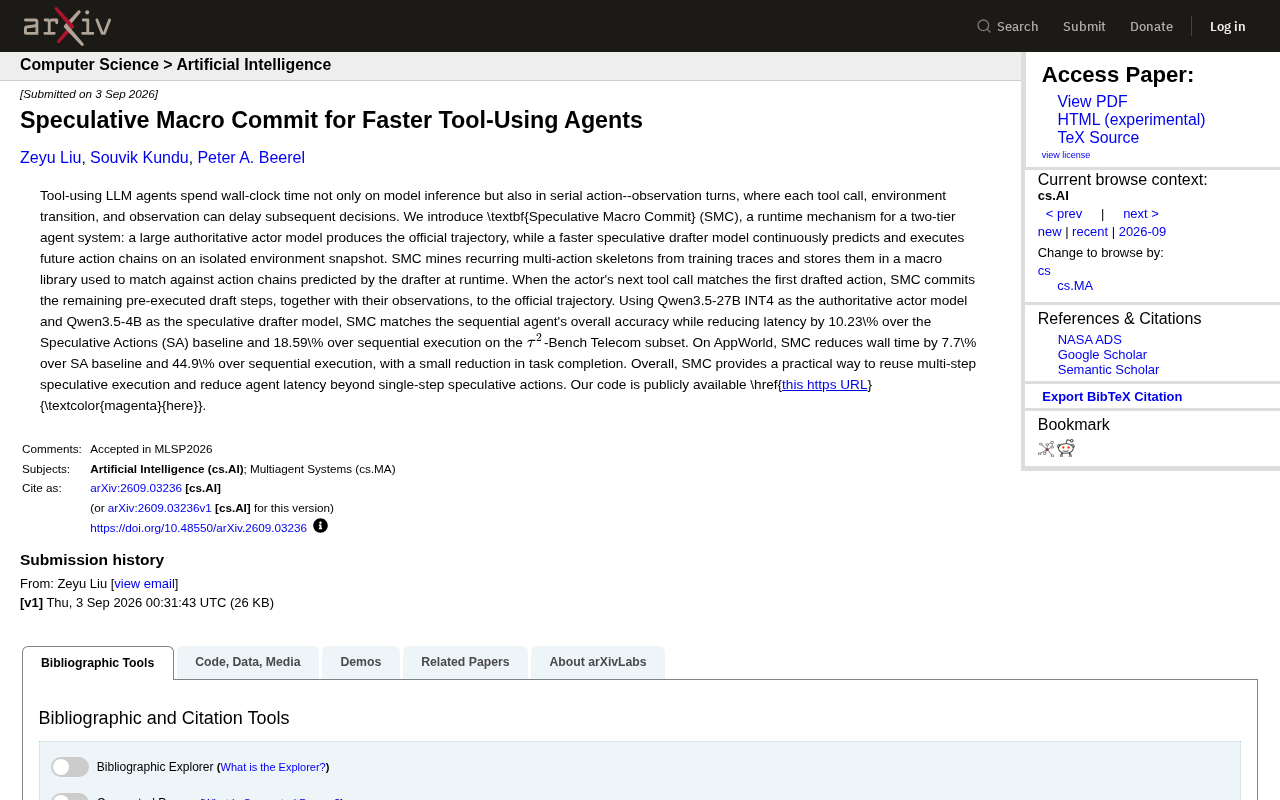 Speculative Macro Commit (SMC): Breaking Down the Dual-Layer Architecture That Speeds Up Tool-Using AI Agents by 44.9%