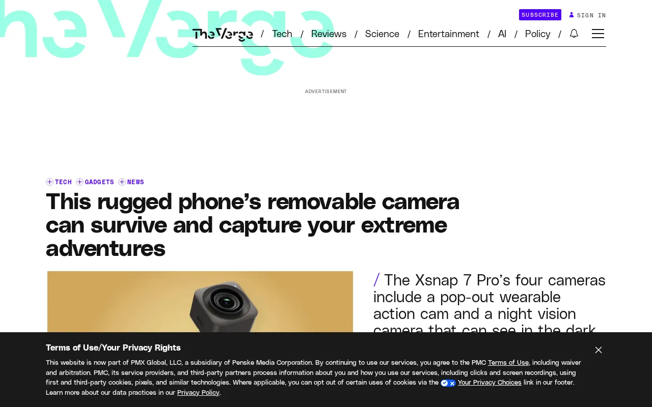 rss source: This rugged phone’s removable camera can survive and capture your extreme adventures