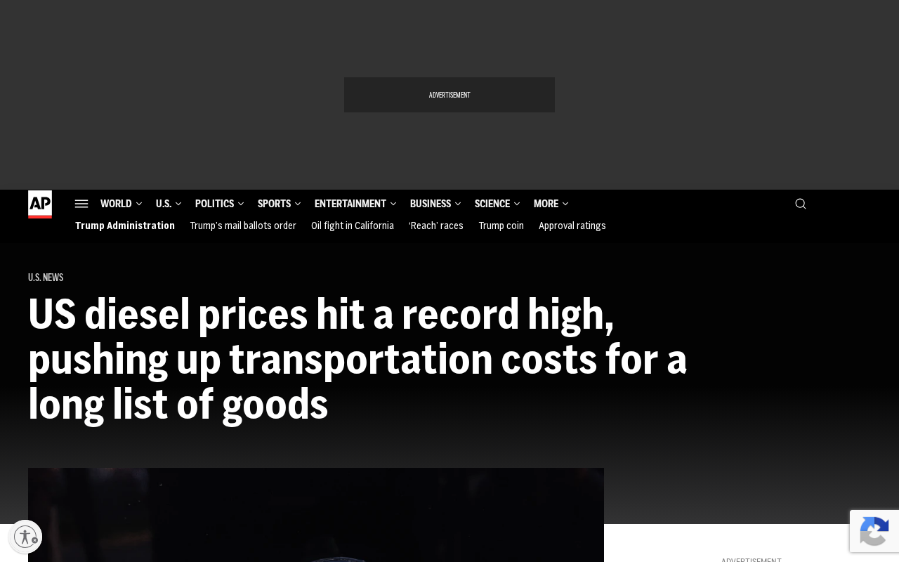 U.S. Diesel Prices Hit Record High Above $5.85: Analyzing the Economic Ripple Effects