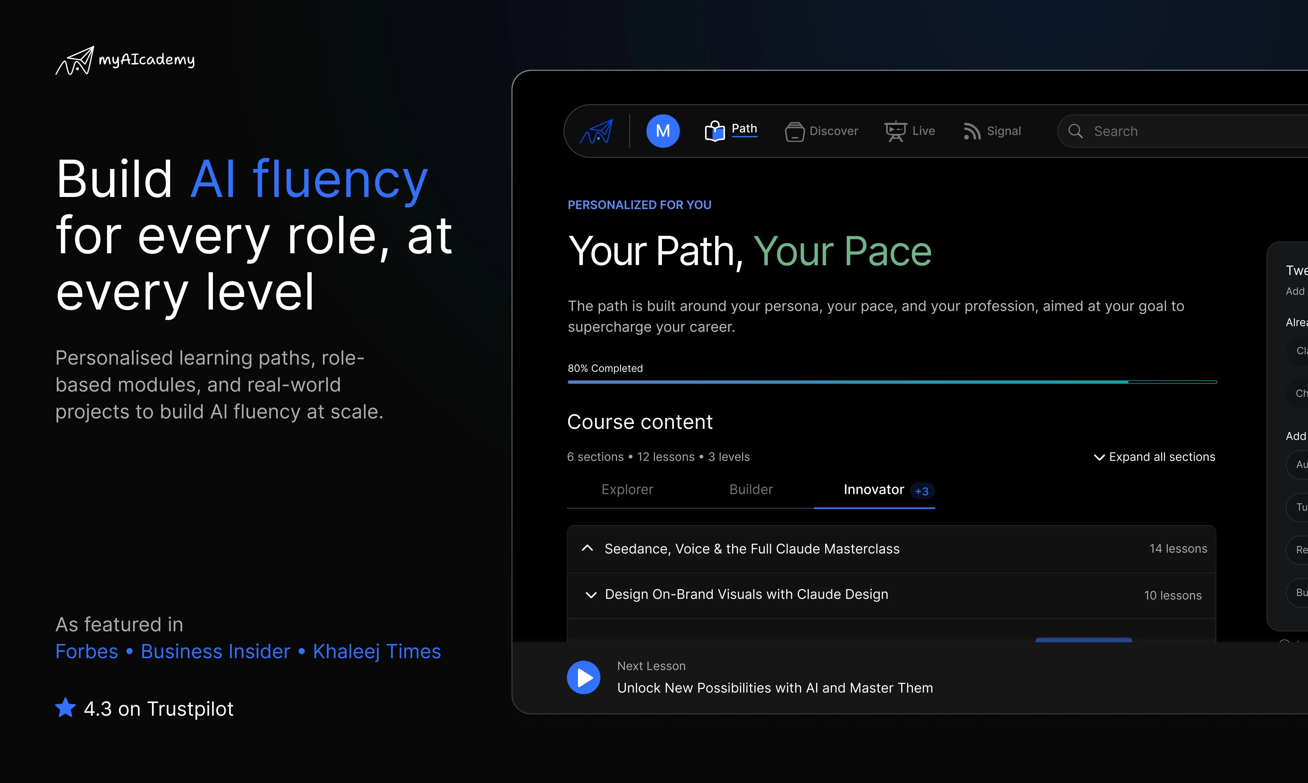 myAIcademy: Role-Based AI Skills Training That Goes Beyond Generic Courses