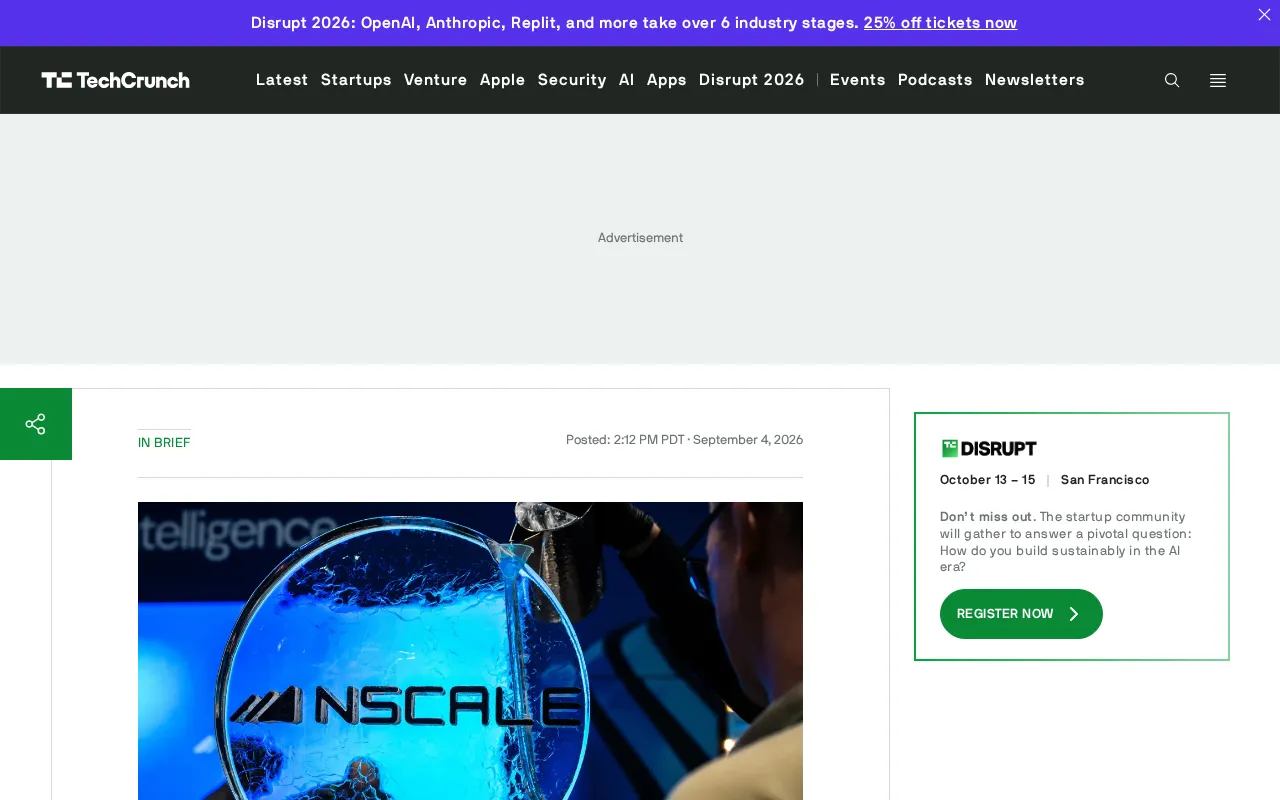 Nscale Seeks $3.5 Billion Pre-IPO Funding, Eyes Compute Infrastructure IPO