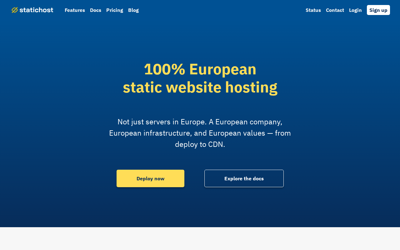 Statichost.eu:欧洲静态网站托管的数据主权选择