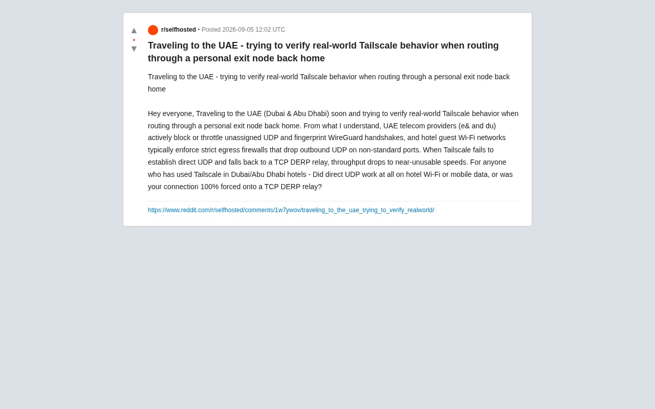 Does Tailscale Work in the UAE? A Practical Guide to Exit Nodes and DERP Relay Performance