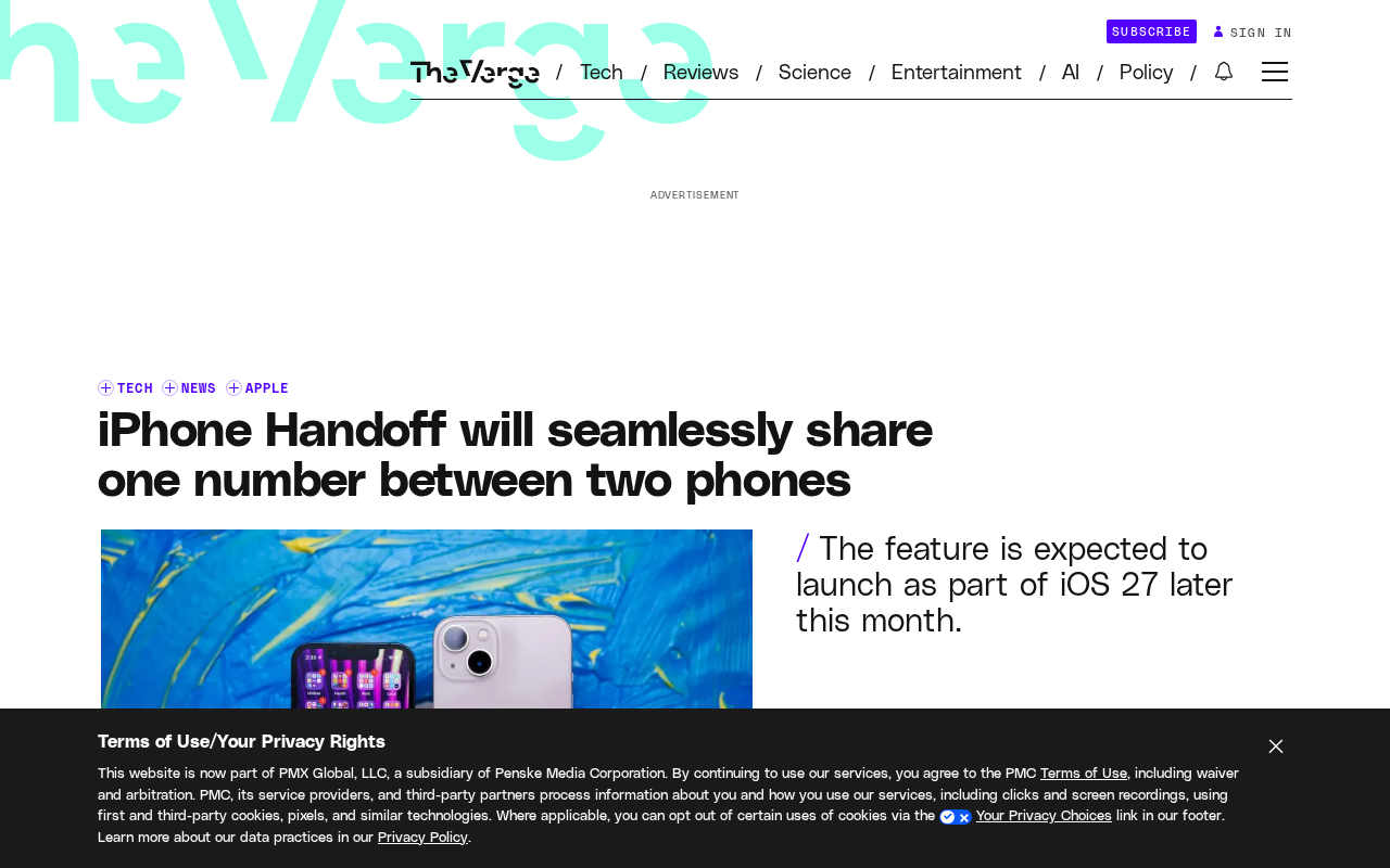 iPhone Handoff 功能演示