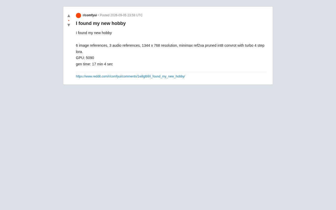 reddit source: I found my new hobby