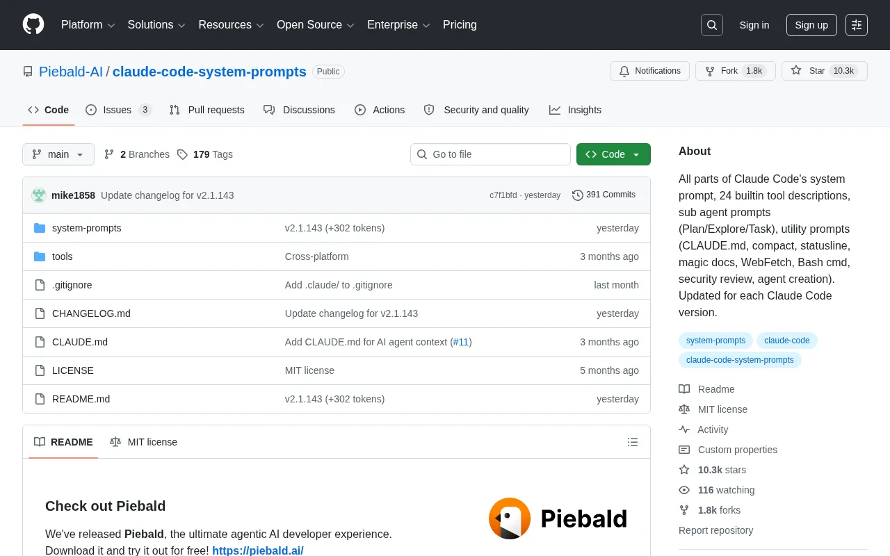 Deep Dive into Claude Code's System Prompts: A 10K-Star GitHub Project Reveals How AI Coding Assistants Work Under the Hood