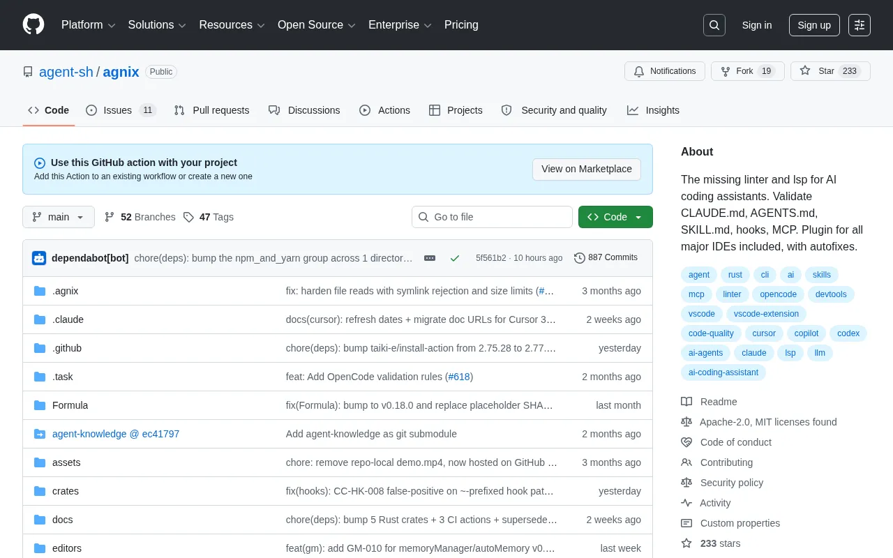 Agnix: The First Linter for AI Coding Assistant Configuration Files, with LSP Real-Time Validation