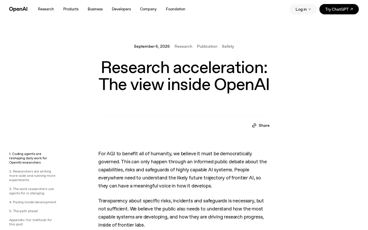 OpenAI Internal Data Revealed: How AI Coding Agents Are Accelerating Research Iteration