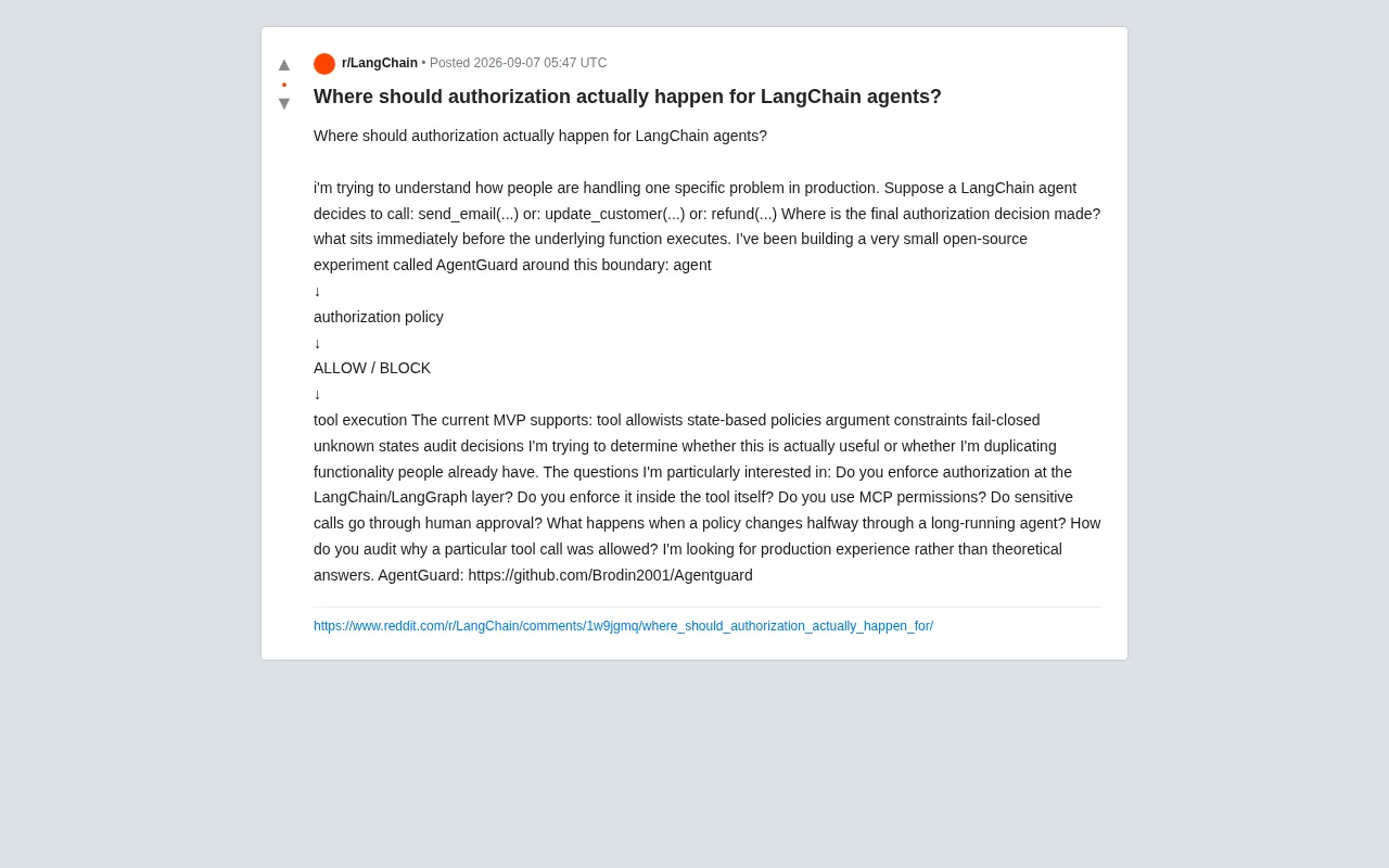 LangChain Agent Authorization Control: Four Strategies and Production Practices