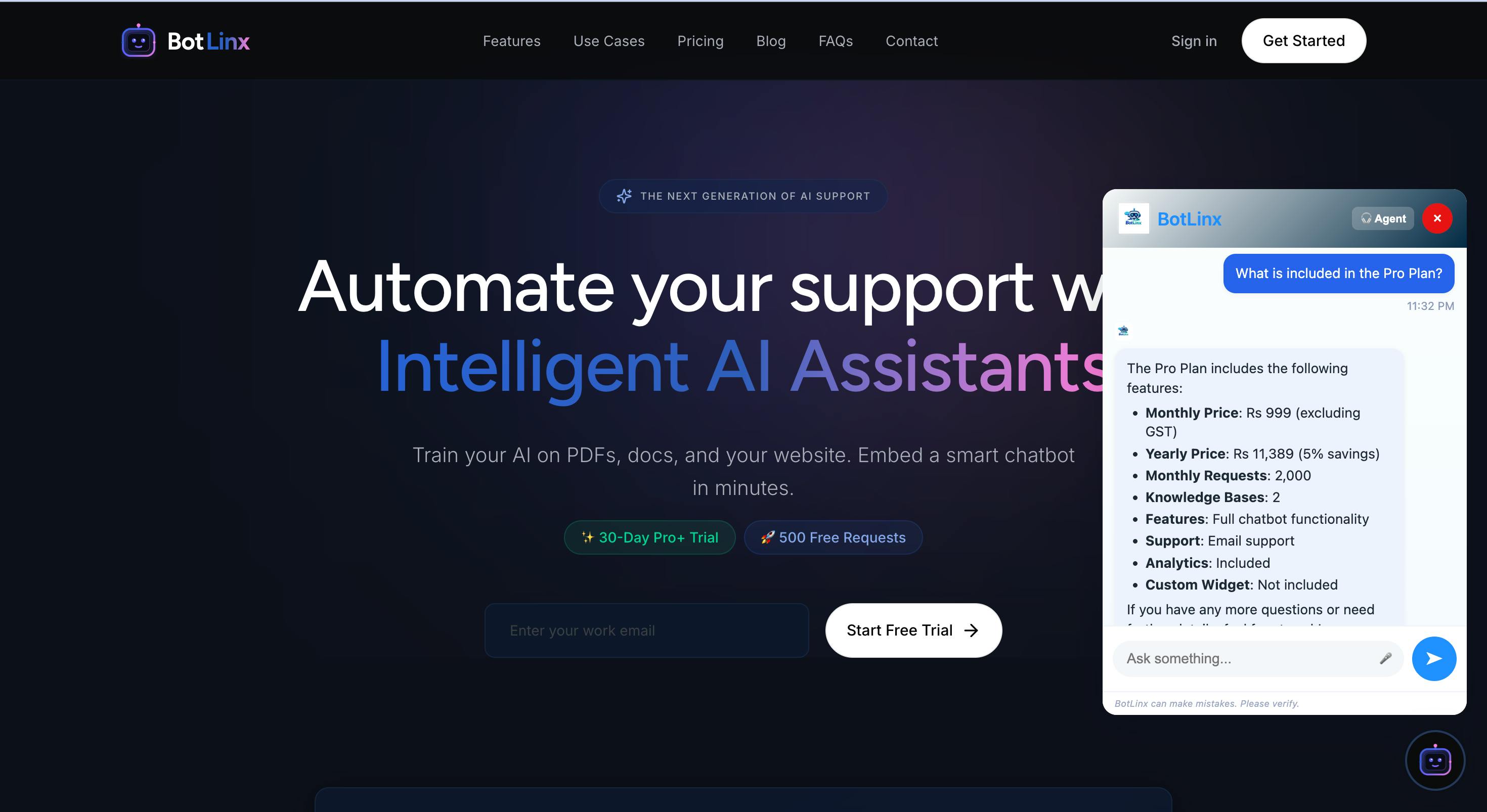 BotLinx评测:上传文档即可构建AI客服机器人