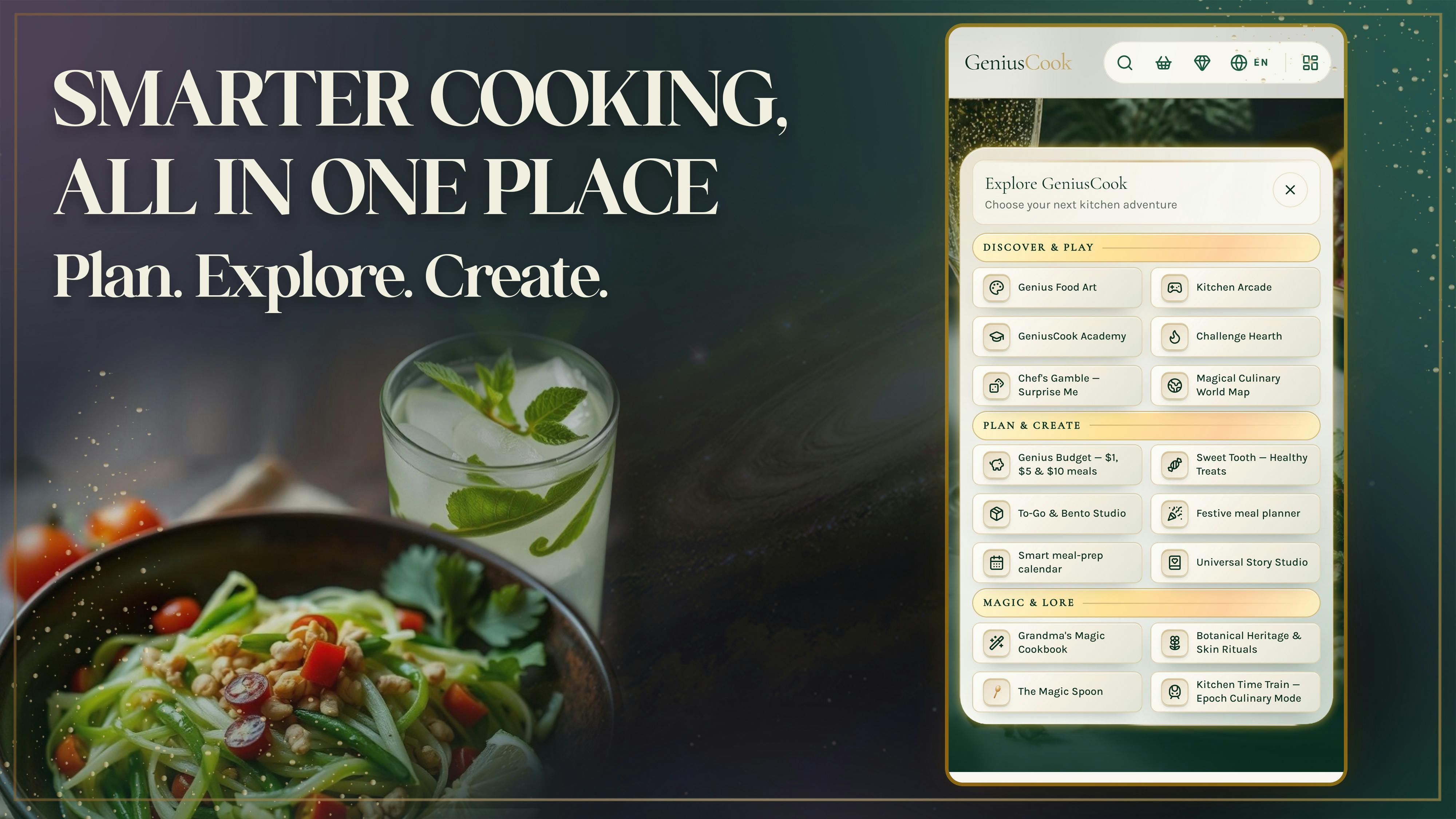 GeniusCook Review: AI Generates Recipes Based on Available Fridge Ingredients