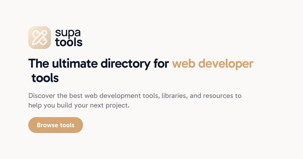 Supatools Review: A Curated Resource Hub for Product Developers
