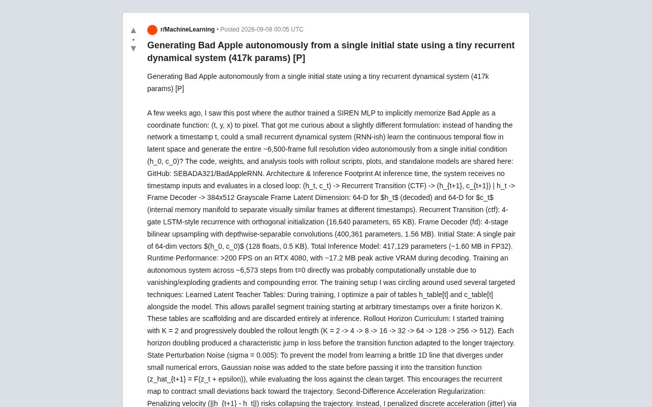 417k参数循环神经网络自主生成Bad Apple视频全解析