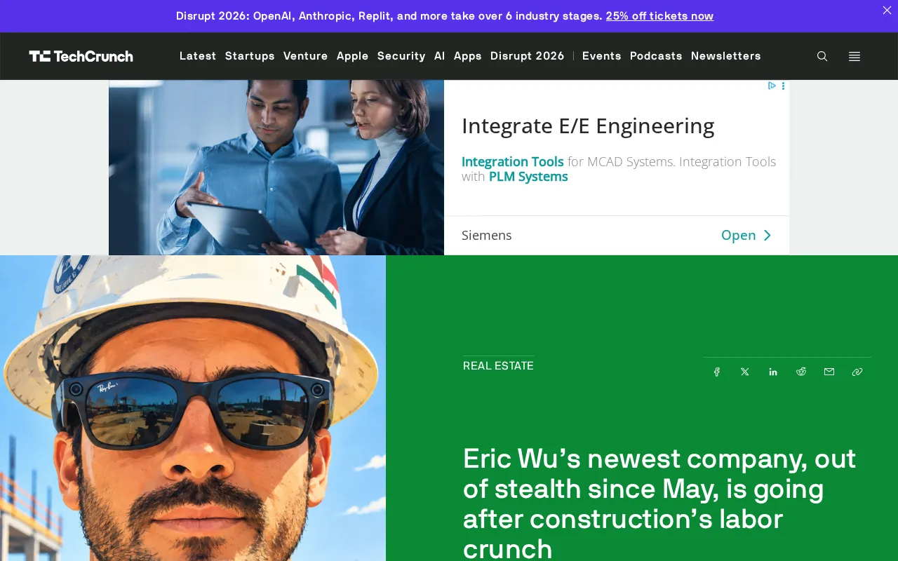 NavigateAI: How AI Glasses Are Tackling the Construction Labor Shortage
