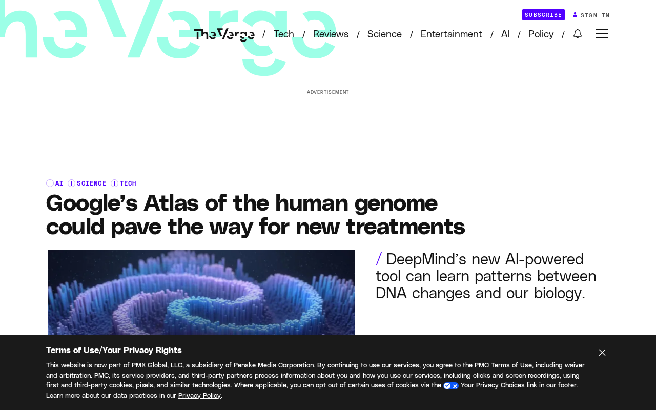 DeepMind发布AlphaGenome Atlas:AI预测人类基因组变异图谱