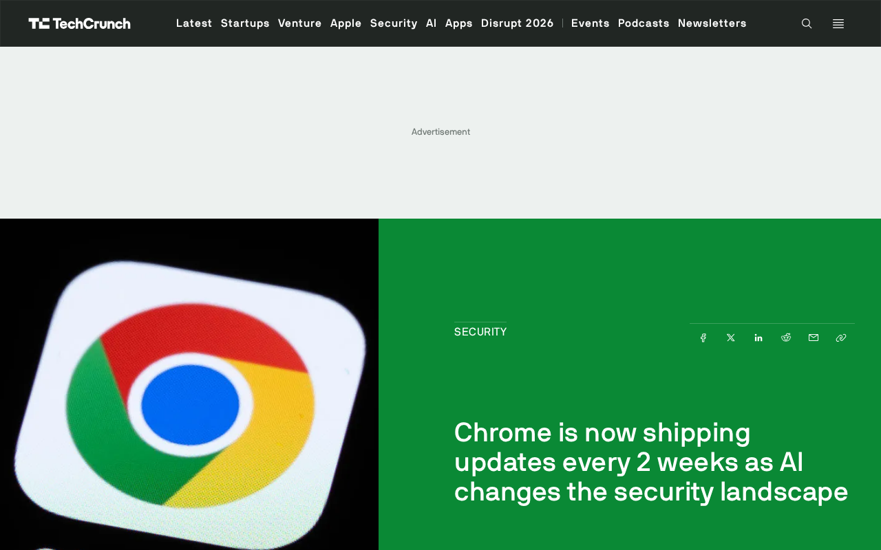 Chrome每两周更新一次:AI如何重塑浏览器安全策略