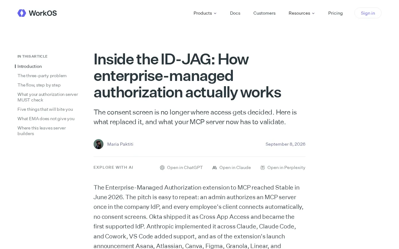 ID-JAG Authorization Model Explained: A New Approach to Enterprise Access Control