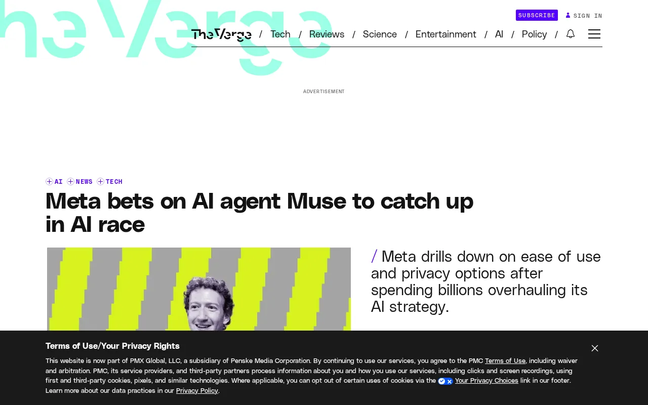 Meta launches AI assistant Muse to chase the AI race