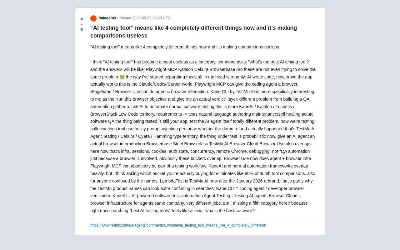 The Four Categories of AI Testing Tools Explained: How to Avoid Common Selection Mistakes