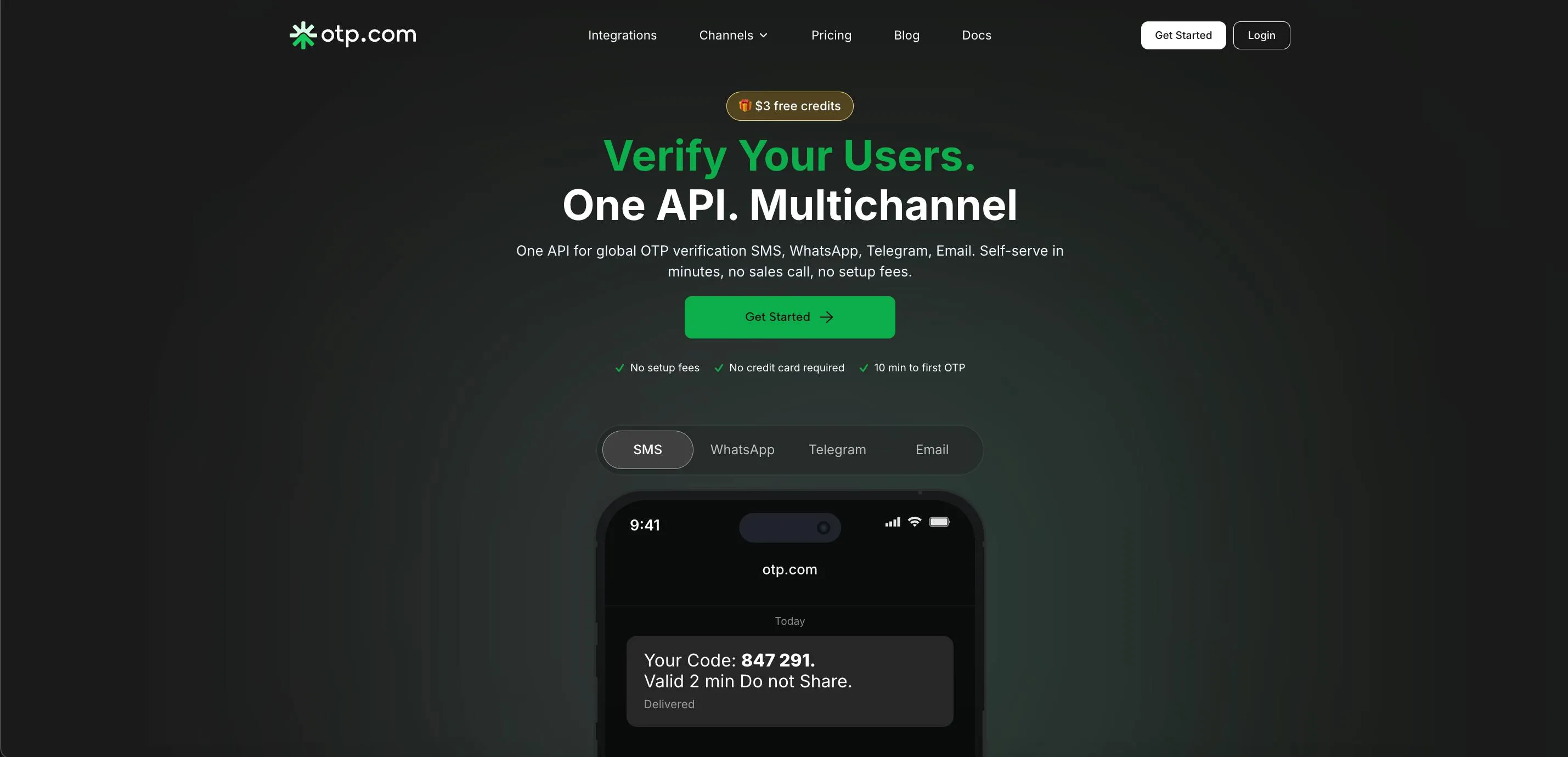 OTP.com Review: One API to Unify SMS, WhatsApp, Email, and Telegram OTP Delivery