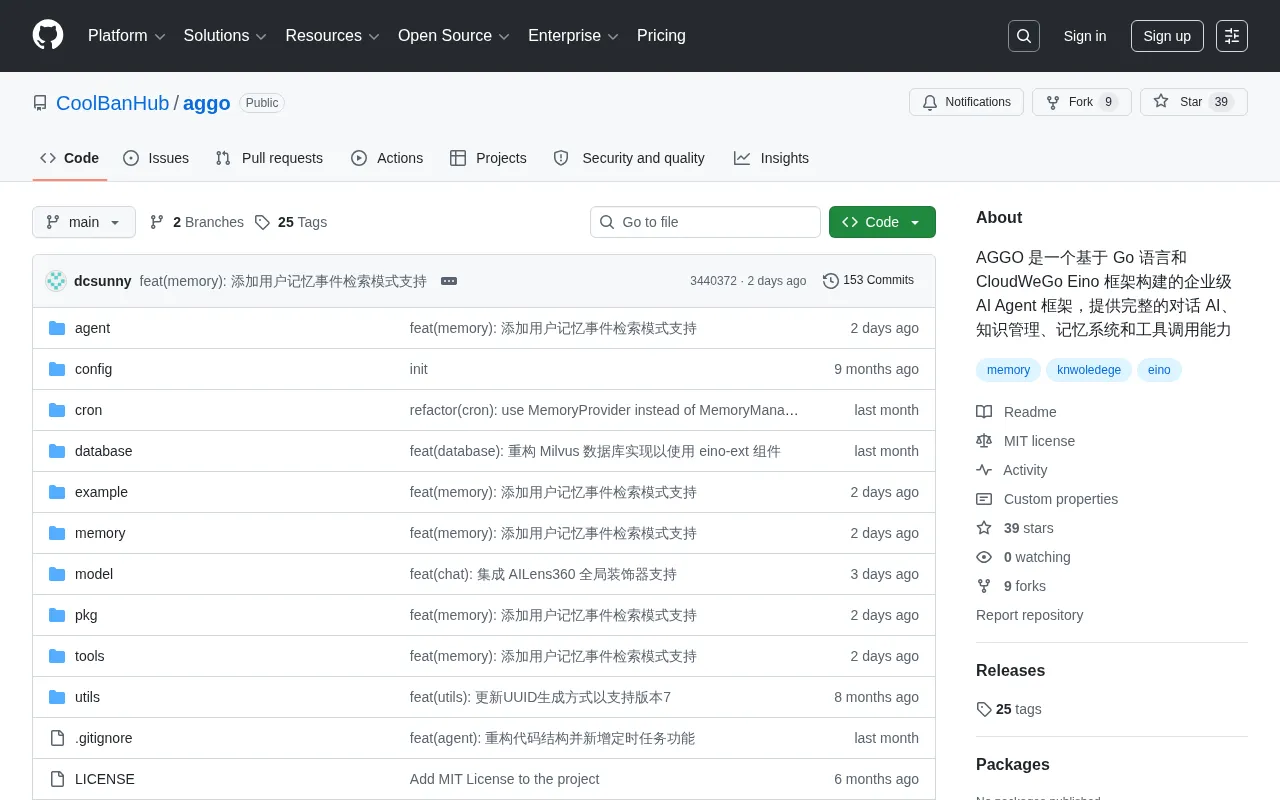 Deep Dive into AGGO Framework: A New Go-Based Choice for Enterprise AI Agents
