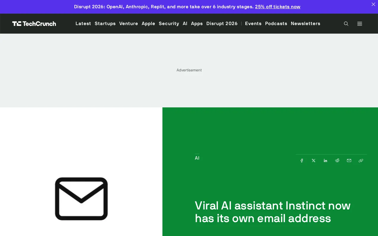 Instinct AI Assistant Gets a Dedicated Email Address to Handle Daily Tasks on Your Behalf