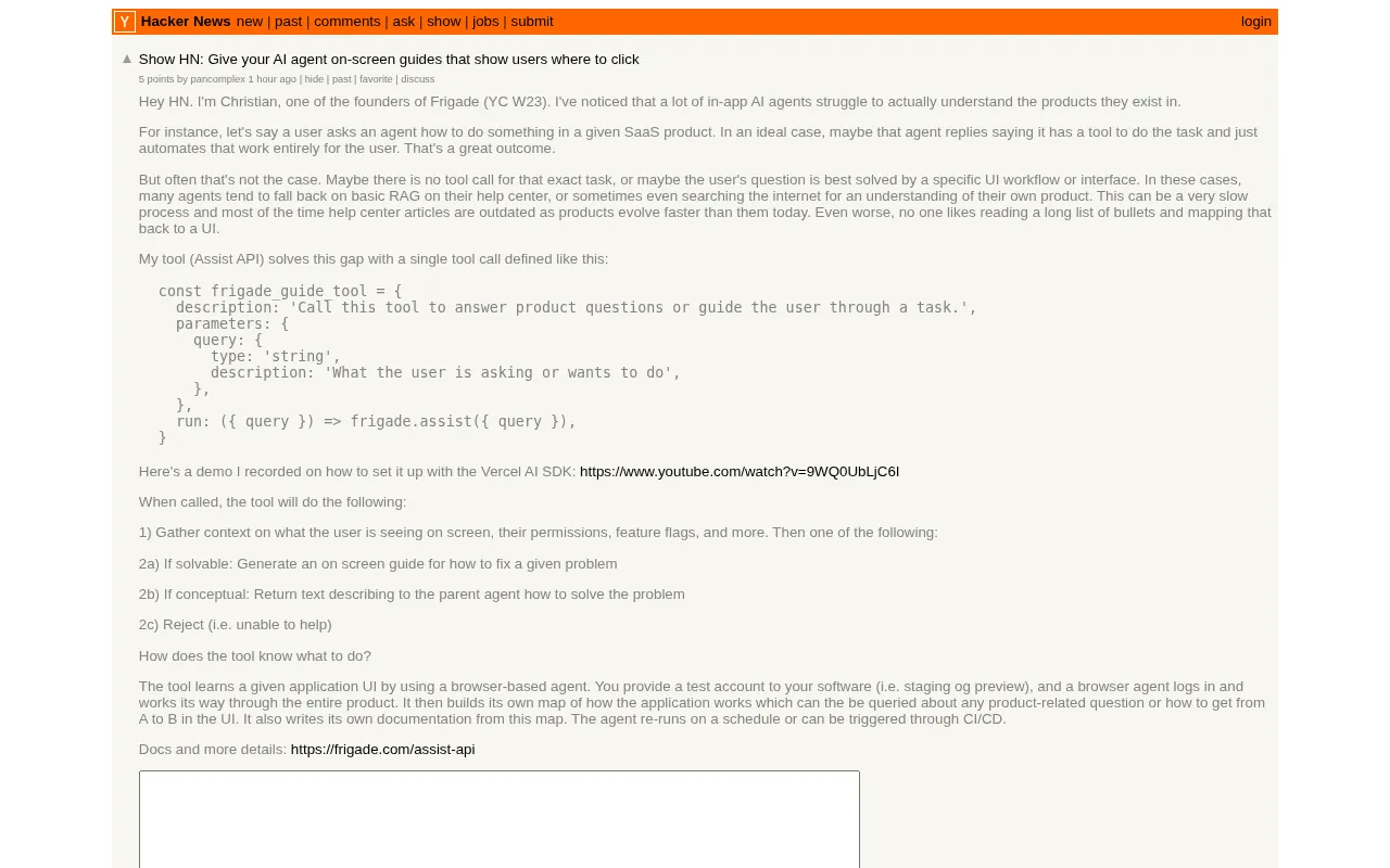 Adding Visual Operation Guides to AI Agents: Enhancing Human-AI Collaboration