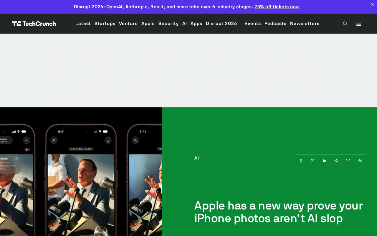 Apple Reference Image Explained: Certifying iPhone Photo Authenticity at the Source