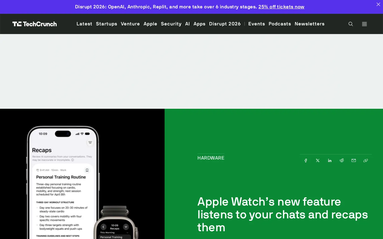 Apple Watch Siri Recap Feature Leaked: AI That Listens and Summarizes Your Conversations in Real Time