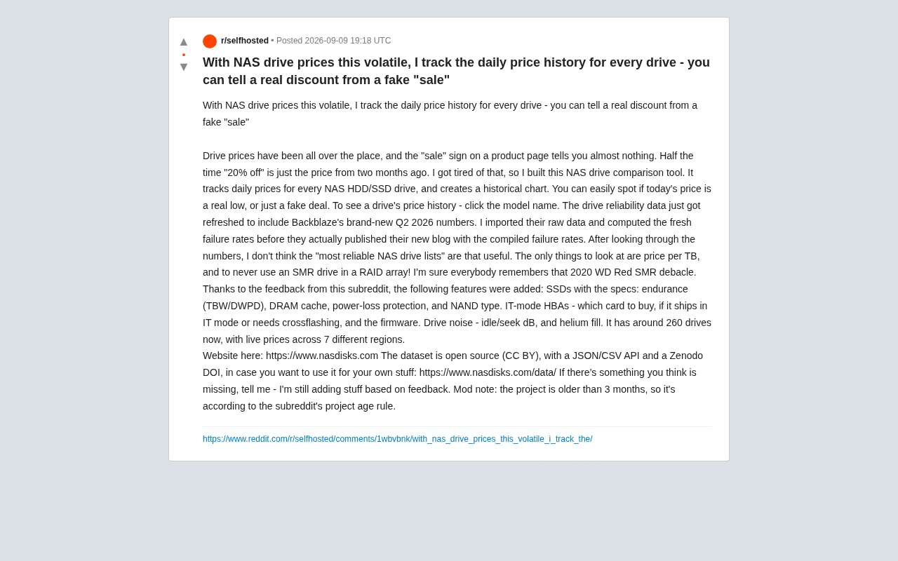 NAS Hard Drive Price Tracking Tool: Exposing the Truth Behind Fake Promotions