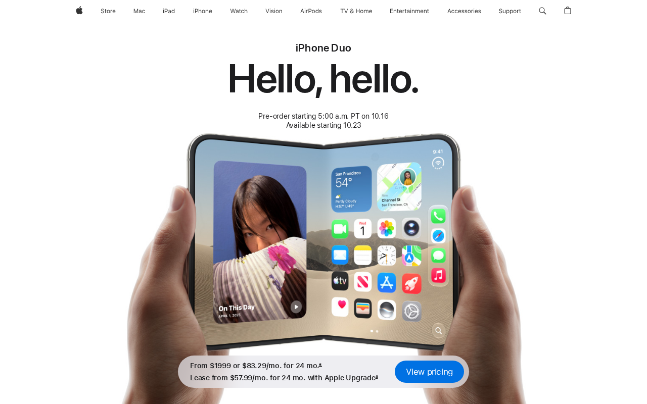 iPhone Duo双屏折叠手机解析:苹果入局折叠屏市场