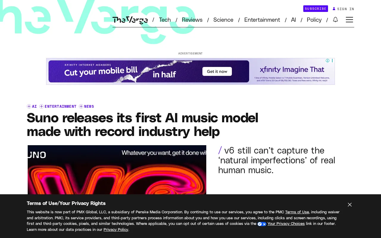 Suno v6 Model Released: AI Music Receives Record Industry Licensing Support for the First Time