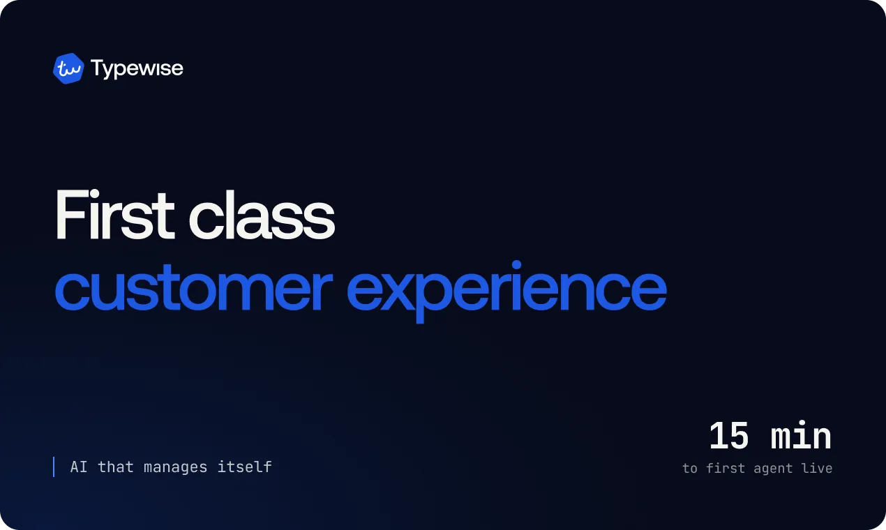 Typewise Nova: A Deep Dive into the AI Customer Service System That Builds and Optimizes Itself