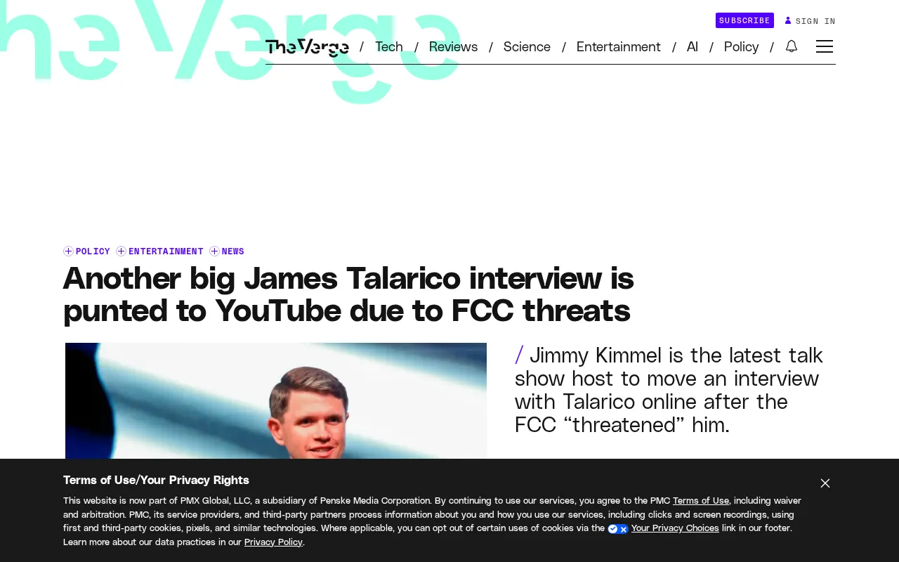 Under FCC Pressure, YouTube Becomes a Safe Harbor for Political Interviews