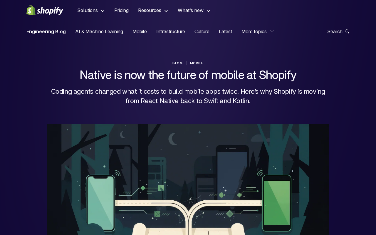 Shopify弃用React Native回归原生开发的深层逻辑