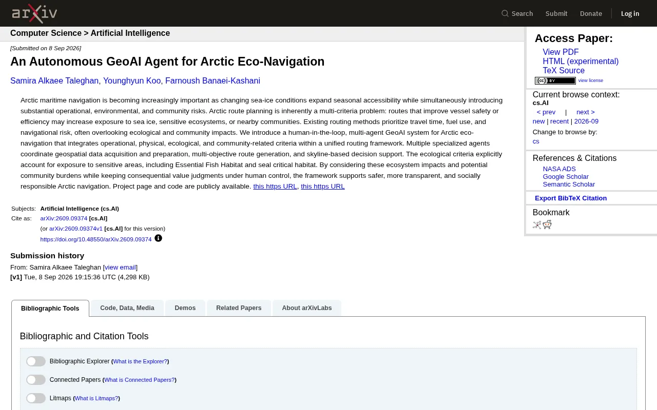 How Multi-Agent GeoAI Systems Are Revolutionizing Arctic Eco-Friendly Route Planning