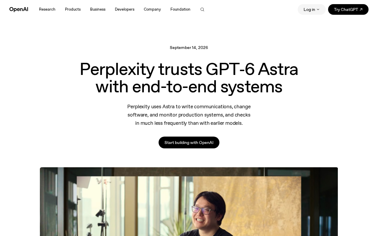 Perplexity 放手 GPT-6 Astra 端到端接管系统运维