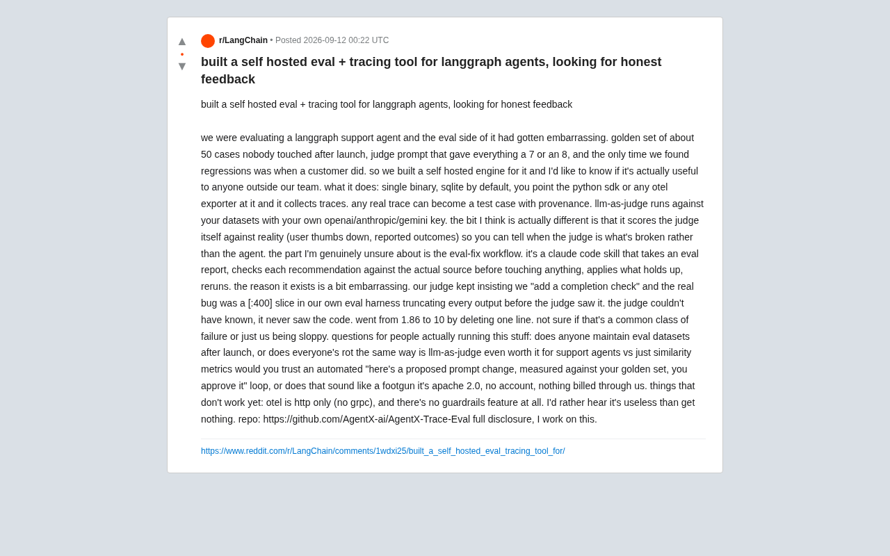 自托管LangGraph智能体评估工具:让评判者接受现实检验