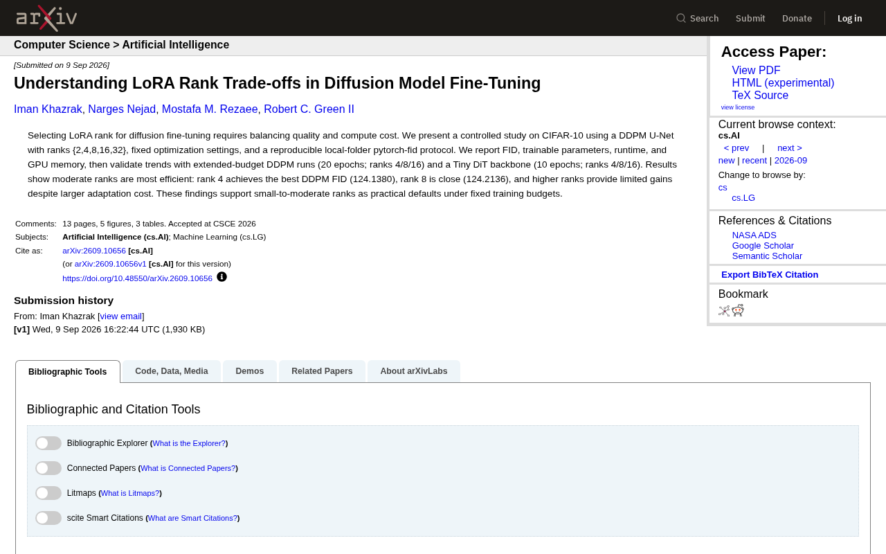 LoRA Rank Trade-offs in Diffusion Model Fine-Tuning