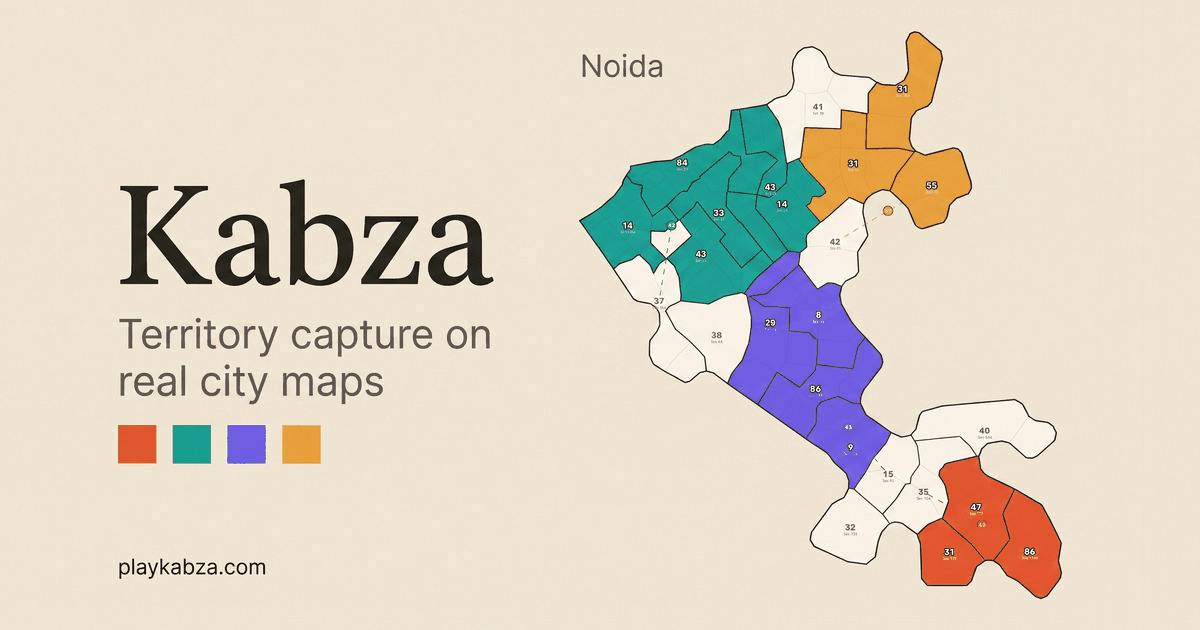 Kabza: The Browser Strategy Game That Turns Real City Maps Into a Friends' Territory War
