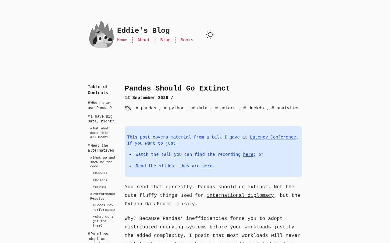 Is It Time for Pandas to Step Aside? Rethinking the Data Analysis Toolchain